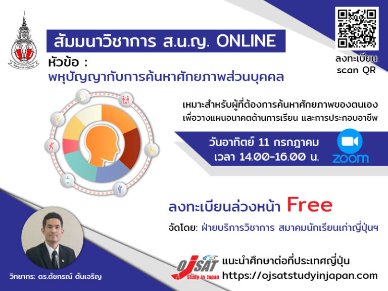 สัมมนาวิชาการ : พหุปัญญากับการค้นหาศักยภาพส่วนบุคคล